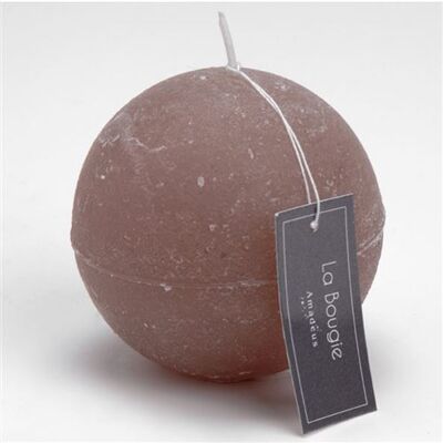 Non communiqué Bougie grande sphère taupe (lot de 6) - Amadeus - Rose - Cire - Publicité Non communiqué Bougie grande sphère taupe (lot de 6) - Amadeus - Rose - Cire - Publicité