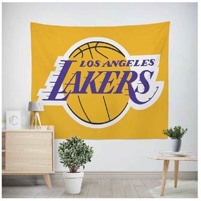 Non communiqué Tapisserie murale en polyester NBA décorations pour la maison – 130*150cm (Lakers de Los Angeles) - Publicité Non communiqué Tapisserie murale en polyester NBA décorations pour la maison – 130*150cm (Lakers de Los Angeles) - Publicité