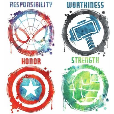 Roommates Rmk3583scs Autocollants Muraux Marvel - Stickers - Publicité Roommates Rmk3583scs Autocollants Muraux Marvel - Stickers - Publicité