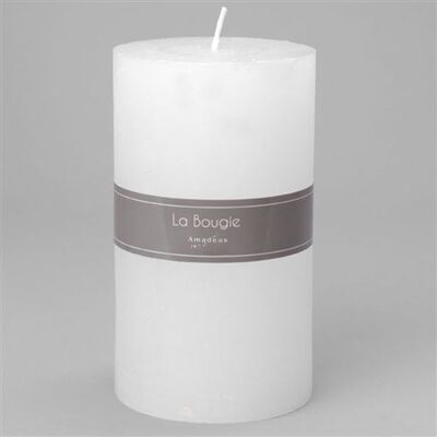 Non communiqué Bougie maxi cylindre blanc (lot de 6) - Amadeus - Blanc - Cire Blanc - Publicité Non communiqué Bougie maxi cylindre blanc (lot de 6) - Amadeus - Blanc - Cire Blanc - Publicité