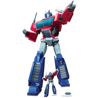 Iconicgreats - Optimus Prime Cutout - 169cm - Cardboard Cutout - Publicité Iconicgreats - Optimus Prime Cutout - 169cm - Cardboard Cutout - Publicité