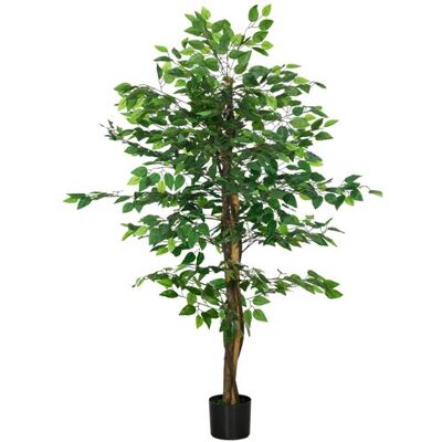 Non communiqué Arbre artificiel plante artificiel ficus hauteur 1,5 m tronc branches liane lichen feuilles grand réalisme pot inclus - Publicité Non communiqué Arbre artificiel plante artificiel ficus hauteur 1,5 m tronc branches liane lichen feuilles grand réalisme pot inclus - Publicité