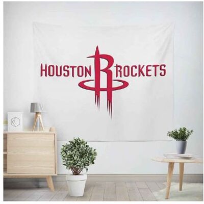 Non communiqué Tapisserie murale en polyester NBA décorations pour la maison – 150*200cm (Rockets de Houston) - Publicité Non communiqué Tapisserie murale en polyester NBA décorations pour la maison – 150*200cm (Rockets de Houston) - Publicité