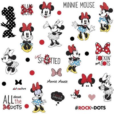 RoomMates stickers muraux Minnie Mouse vinyle 35 pièces Multicolors - Publicité RoomMates stickers muraux Minnie Mouse vinyle 35 pièces Multicolors - Publicité