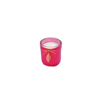 Paris Prix Bougie verrine parfumée - Boudoir gold - D 7,7 cm x H 8 cm - Rose fuchsia Rose - Publicité Paris Prix Bougie verrine parfumée - Boudoir gold - D 7,7 cm x H 8 cm - Rose fuchsia Rose - Publicité