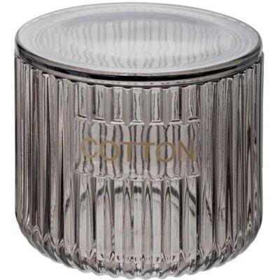 Non communiqué FIVE Simply Smart - Pot à Coton en Verre "Glass" 10cm Gris Gris - Publicité Non communiqué FIVE Simply Smart - Pot à Coton en Verre "Glass" 10cm Gris Gris - Publicité