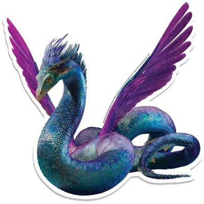 Générique STAR CUTOUTS Blason mural en carton Les animaux fantastiques Occamy 55 cm Violet - Publicité Générique STAR CUTOUTS Blason mural en carton Les animaux fantastiques Occamy 55 cm Violet - Publicité