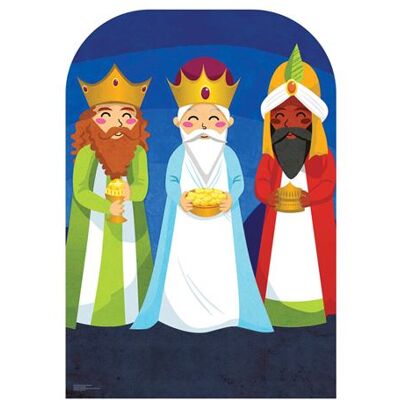Iconicgreats - Three Kings - 131cm haut - Silhouette en carton - Publicité Iconicgreats - Three Kings - 131cm haut - Silhouette en carton - Publicité