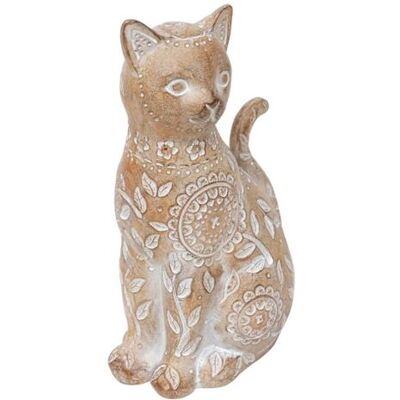 Non communiqué Atmosphera Créateur d'intérieur - Statuette Chat Déco "Lindo" 18cm Beige Beige - Publicité Non communiqué Atmosphera Créateur d'intérieur - Statuette Chat Déco "Lindo" 18cm Beige Beige - Publicité
