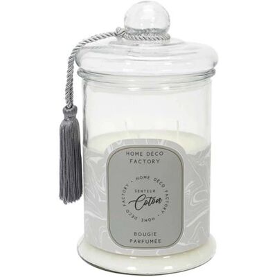 Non communiqué The Home Deco Factory - Bougie parfumée Bonbonnière 15,8 cm gris - senteur coton Gris - Publicité Non communiqué The Home Deco Factory - Bougie parfumée Bonbonnière 15,8 cm gris - senteur coton Gris - Publicité