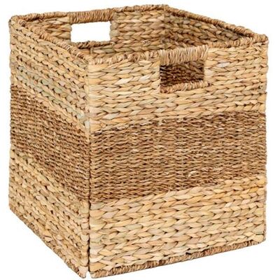 Non communiqué Atmosphera Créateur d'intérieur - Panier Tressé Pliable "Ninon" 38cm Naturel Marron - Publicité Non communiqué Atmosphera Créateur d'intérieur - Panier Tressé Pliable "Ninon" 38cm Naturel Marron - Publicité