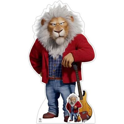 Iconicgreats Lion Calloway De Sing 2 Découpe en Carton - Standee - Publicité Iconicgreats Lion Calloway De Sing 2 Découpe en Carton - Standee - Publicité