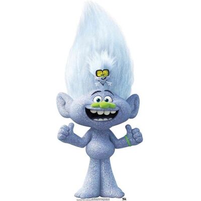 Générique STAR CUTOUTS Figurine en carton Les Trolls 2 - Guy diamant et sont fils petit diamant Hauteur 91 cm Bleu - Publicité Générique STAR CUTOUTS Figurine en carton Les Trolls 2 - Guy diamant et sont fils petit diamant Hauteur 91 cm Bleu - Publicité
