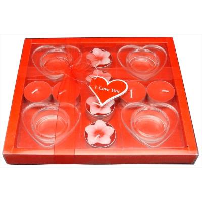 AC-Deco Coffret bougie Love 4 Rouge - Publicité AC-Deco Coffret bougie Love 4 Rouge - Publicité