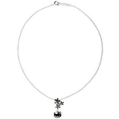 Collier laiton argenté Hello Kitty Multicolore - Publicité Collier laiton argenté Hello Kitty Multicolore - Publicité