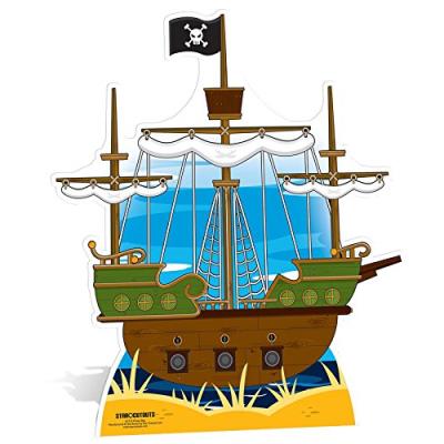 Iconicgreats Navire Pirate Panneau en carton pour fêtes à thème - Publicité Iconicgreats Navire Pirate Panneau en carton pour fêtes à thème - Publicité