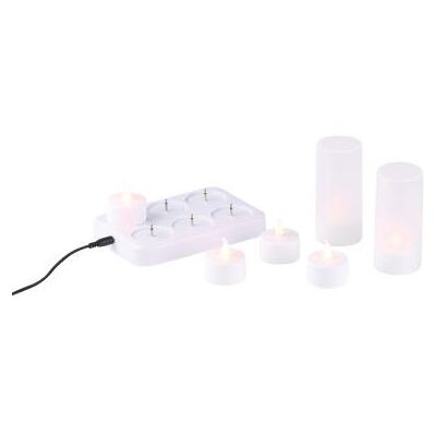 Lunartec - 6-Plate LED Candles - Flamme - LED Candles - Publicité Lunartec - 6-Plate LED Candles - Flamme - LED Candles - Publicité