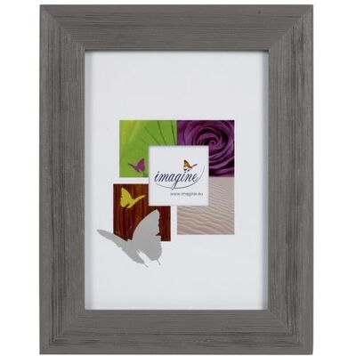 Cadre photo Brio Karma Gris 13 x 18 cm Gris Foncé - Publicité Cadre photo Brio Karma Gris 13 x 18 cm Gris Foncé - Publicité