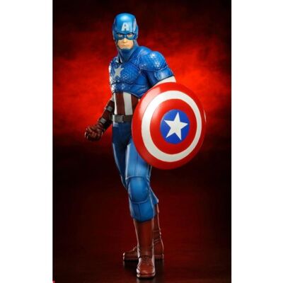 Statue Marvel Captain America ArtFx Kotobukiya NC - Publicité Statue Marvel Captain America ArtFx Kotobukiya NC - Publicité