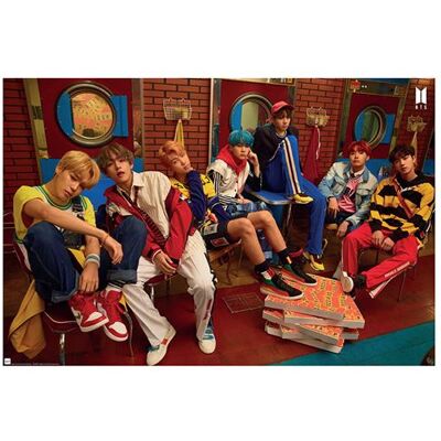 Non communiqué Poster - Bts - Groupe Bts (rm Jungkook Suga V J-hope Jin Et Jimin) - Roulé - Publicité Non communiqué Poster - Bts - Groupe Bts (rm Jungkook Suga V J-hope Jin Et Jimin) - Roulé - Publicité