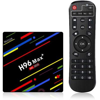 H96 Max + Android 8.1 Boîte Smart TV RK3328 Quad Core 64 bits KODI 18,0 UHD 4K Set Top Box VP9 H.265 4 Go / 32 Go WiFi LAN BT4.0 Lecteur multimédia haute définition - Publicité H96 Max + Android 8.1 Boîte Smart TV RK3328 Quad Core 64 bits KODI 18,0 UHD 4K Set Top Box VP9 H.265 4 Go / 32 Go WiFi LAN BT4.0 Lecteur multimédia haute définition - Publicité