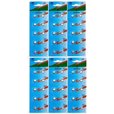 Non communiqué Lot de 60 Piles bouton plates Type AG4/G4 1,5V compatibles LR626 LR626SW 377A SR 626 SR377 G4 - Visiodirect - - Publicité Non communiqué Lot de 60 Piles bouton plates Type AG4/G4 1,5V compatibles LR626 LR626SW 377A SR 626 SR377 G4 - Visiodirect - - Publicité