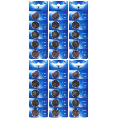 Non communiqué Lot de 30 Piles bouton plates lithium type CR2477 3V - Visiodirect - - Publicité Non communiqué Lot de 30 Piles bouton plates lithium type CR2477 3V - Visiodirect - - Publicité