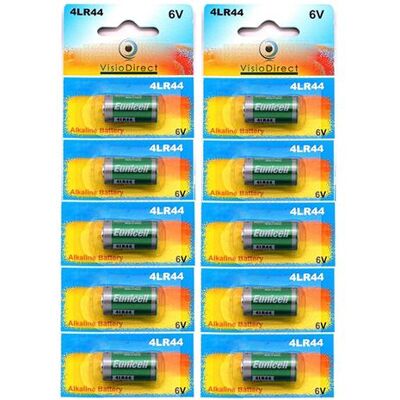 Non communiqué Lot de 10 Piles Alcaline 6V Type 4LR44 compatibles 4AG13 4A76 476A - Visiodirect - - Publicité Non communiqué Lot de 10 Piles Alcaline 6V Type 4LR44 compatibles 4AG13 4A76 476A - Visiodirect - - Publicité