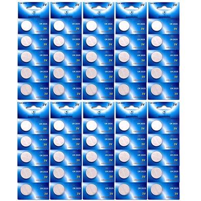 Non communiqué Lot de 50 Piles bouton plates lithium type CR2025 3V compatibles DL2025 - Visiodirect - - Publicité Non communiqué Lot de 50 Piles bouton plates lithium type CR2025 3V compatibles DL2025 - Visiodirect - - Publicité