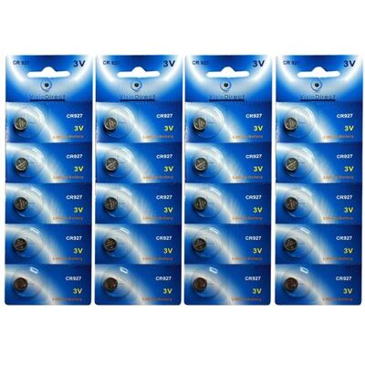 Non communiqué Lot de 20 Piles bouton plates lithium type CR927 3V compatibles DL927 / ECR92 - Visiodirect - - Publicité Non communiqué Lot de 20 Piles bouton plates lithium type CR927 3V compatibles DL927 / ECR92 - Visiodirect - - Publicité
