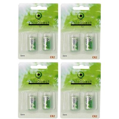 Non communiqué Lot de 8 Piles lithium type CR2 3V 800mAh compatibles CR15270 - Visiodirect - - Publicité Non communiqué Lot de 8 Piles lithium type CR2 3V 800mAh compatibles CR15270 - Visiodirect - - Publicité