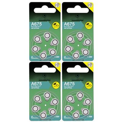 Non communiqué Lot de 24 Piles bouton Zinc Air pour appareils auditifs type A675/675 compatibles PR44 1,45V - Visiodirect - - Publicité Non communiqué Lot de 24 Piles bouton Zinc Air pour appareils auditifs type A675/675 compatibles PR44 1,45V - Visiodirect - - Publicité