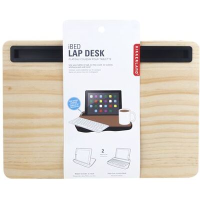 Kikkerland Bureau Pliant en Bois iBed - Bois, Antidérapant, Compatible iPad - Publicité Kikkerland Bureau Pliant en Bois iBed - Bois, Antidérapant, Compatible iPad - Publicité