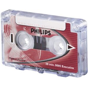 Philips boîte de 10 mini cassettes 2 x 15 min - Publicité Philips boîte de 10 mini cassettes 2 x 15 min - Publicité