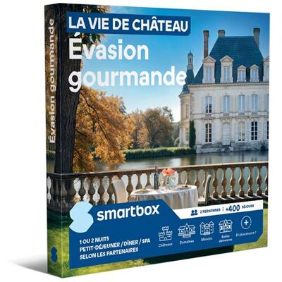 Coffret cadeau SmartBox La vie de Château Évasion gourmande - Publicité Coffret cadeau SmartBox La vie de Château Évasion gourmande - Publicité