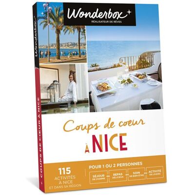 Coffret cadeau Wonderbox Coups de cœur à Nice - Publicité Coffret cadeau Wonderbox Coups de cœur à Nice - Publicité