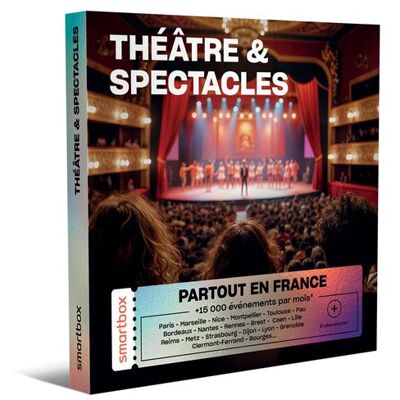 Coffret cadeau Smartbox Théâtre & Spectacles - Publicité Coffret cadeau Smartbox Théâtre & Spectacles - Publicité