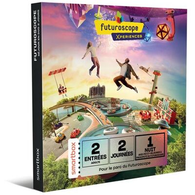 Coffret cadeau SmartBox Futuroscope 2025 Séjour en duo - Publicité Coffret cadeau SmartBox Futuroscope 2025 Séjour en duo - Publicité
