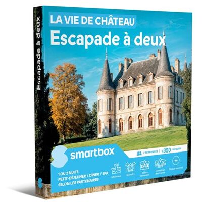 Coffret cadeau SmartBox La vie de Château Escapade à deux - Publicité Coffret cadeau SmartBox La vie de Château Escapade à deux - Publicité