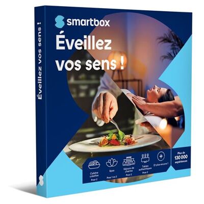Coffret cadeau SmartBox Eveillez vos sens ! - Publicité Coffret cadeau SmartBox Eveillez vos sens ! - Publicité