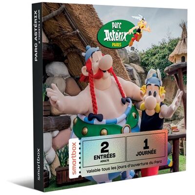 Coffret cadeau SmartBox Parc Astérix 2 tickets - Publicité Coffret cadeau SmartBox Parc Astérix 2 tickets - Publicité