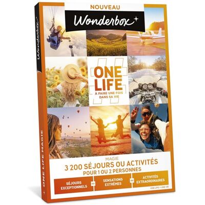 Coffret Cadeau Wonderbox One Life Magie - Publicité Coffret Cadeau Wonderbox One Life Magie - Publicité