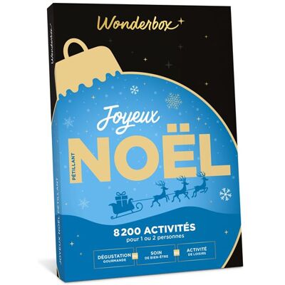 Coffret cadeau Wonderbox Joyeux Noël Pétillant - Publicité Coffret cadeau Wonderbox Joyeux Noël Pétillant - Publicité