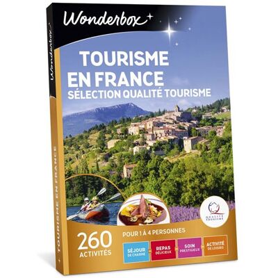 Coffret cadeau Wonderbox Tourisme En France - Sélection Tourisme - Publicité Coffret cadeau Wonderbox Tourisme En France - Sélection Tourisme - Publicité