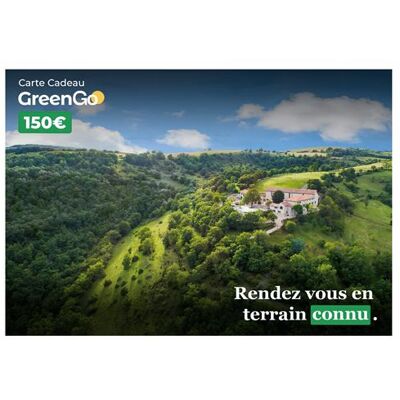 Non communiqué E-Carte cadeau GreenGo 150 euros - Publicité Non communiqué E-Carte cadeau GreenGo 150 euros - Publicité
