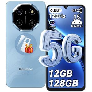 Non communiqué 5G Téléphone Portable Débloqué Blackview SHARK 6 12Go+128Go/2To 6.67" 50MP+13MP 5000mAh Android 15 Smartphone,Dual SIM,GPS - Bleu Bleu - Publicité Non communiqué 5G Téléphone Portable Débloqué Blackview SHARK 6 12Go+128Go/2To 6.67" 50MP+13MP 5000mAh Android 15 Smartphone,Dual SIM,GPS - Bleu Bleu - Publicité