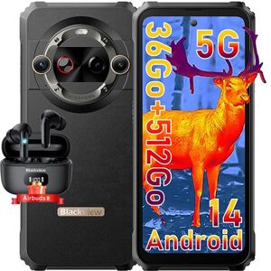 Non communiqué Blackview BL9000 Pro Android 14 Smartphone Incassable 5G,36Go+512Go,6.78 FHD+/8800mAh+120W/FLIR/Dual SIM/50MP/NFC Noir avec Blackview Airbuds 8 Noir - Publicité Non communiqué Blackview BL9000 Pro Android 14 Smartphone Incassable 5G,36Go+512Go,6.78 FHD+/8800mAh+120W/FLIR/Dual SIM/50MP/NFC Noir avec Blackview Airbuds 8 Noir - Publicité
