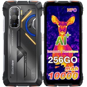 Non communiqué Smartphone Blackview Rock 3 4G - 6.78" 8Go+256Go,10000 mAh Android 16 Orange orange - Publicité Non communiqué Smartphone Blackview Rock 3 4G - 6.78" 8Go+256Go,10000 mAh Android 16 Orange orange - Publicité
