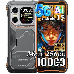 Non communiqué Blackview XPLORE X1 Gemini AI 5G Téléphone robuste déverrouillé, Android 15, 36GB+256GB SD 2TB, 6.78" 2.4K 120Hz+2.01" , 10000mAh/55W, Orange Orange - Publicité Non communiqué Blackview XPLORE X1 Gemini AI 5G Téléphone robuste déverrouillé, Android 15, 36GB+256GB SD 2TB, 6.78" 2.4K 120Hz+2.01" , 10000mAh/55W, Orange Orange - Publicité