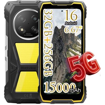 Non communiqué Smartphone Blackview Rock 2 Pro 5G - 6.67" 32Go+256Go,15000 mAh Orange orange - Publicité Non communiqué Smartphone Blackview Rock 2 Pro 5G - 6.67" 32Go+256Go,15000 mAh Orange orange - Publicité